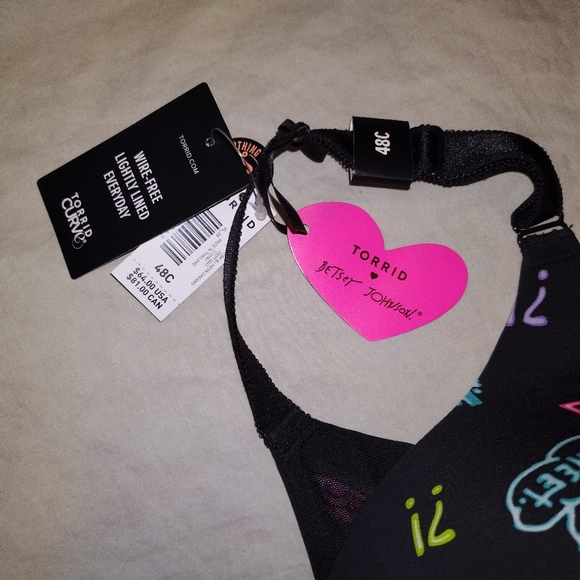Torrid Betsy Johnson 48c 360 Bra - Picture 3 of 5